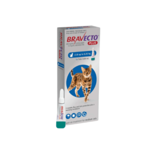 Bravecto Plus antiparasitario para Gatos 2,8 a 6,25kg